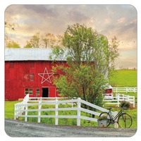 Red Barn With Star