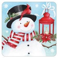 Snowman With Lantern