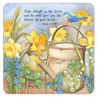 Daffodils and Watering Can