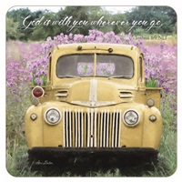 Yellow Truck in the Wildflowers