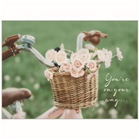 Flowers In Bike Basket