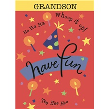 Birthday - Grandson - Juvenile SCD3418