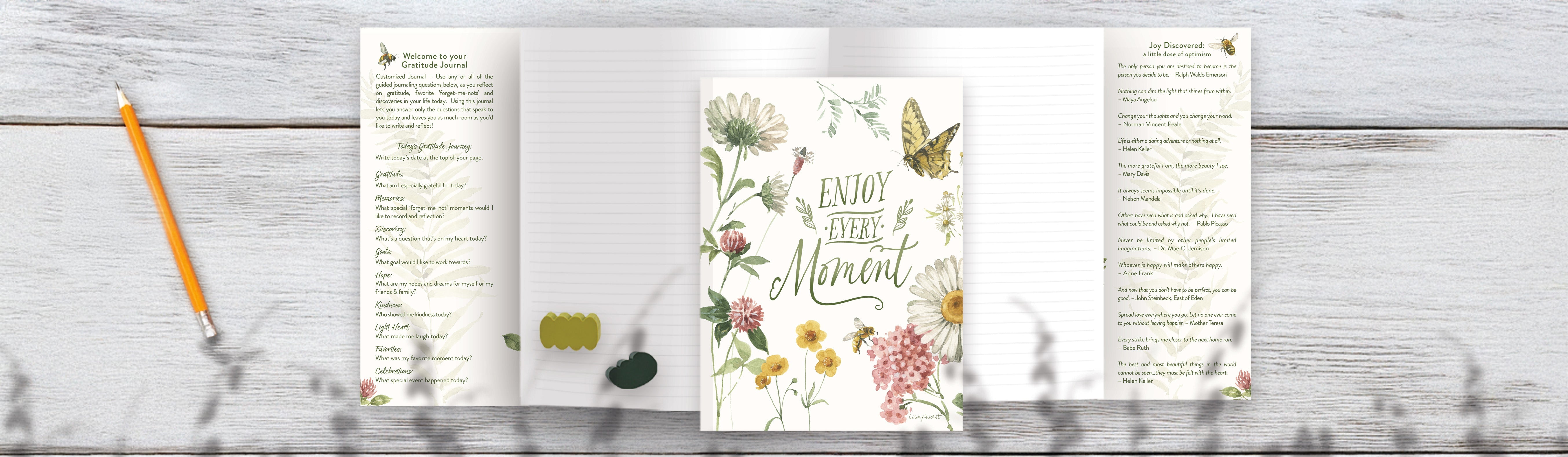 Gratitude Gatefold Journal