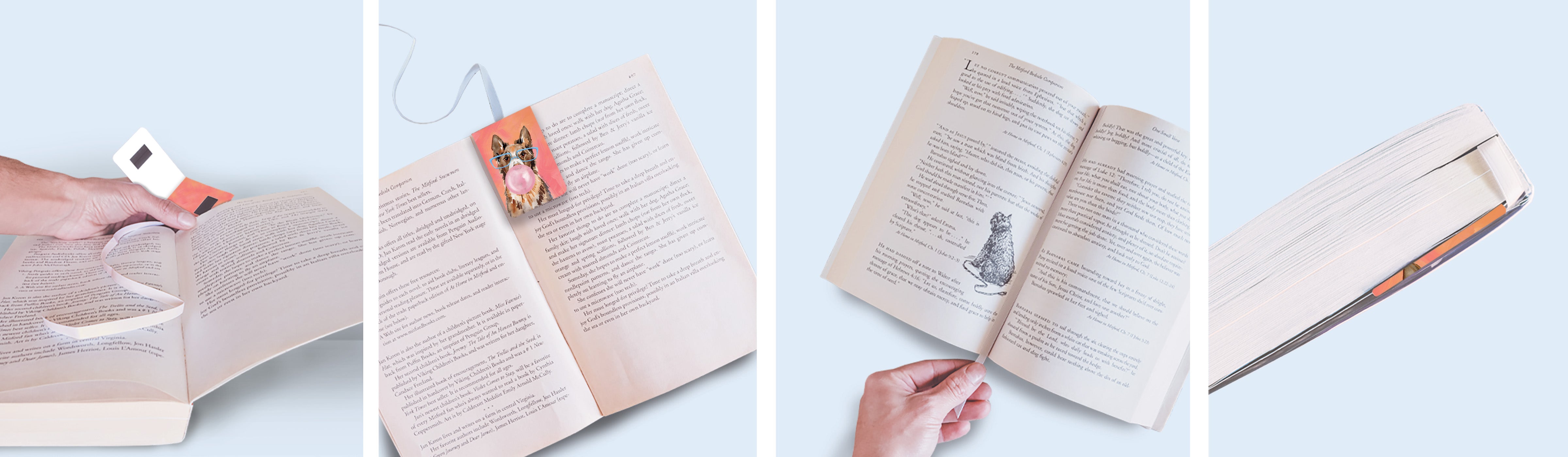 Magnetic Ribbon Bookmarks